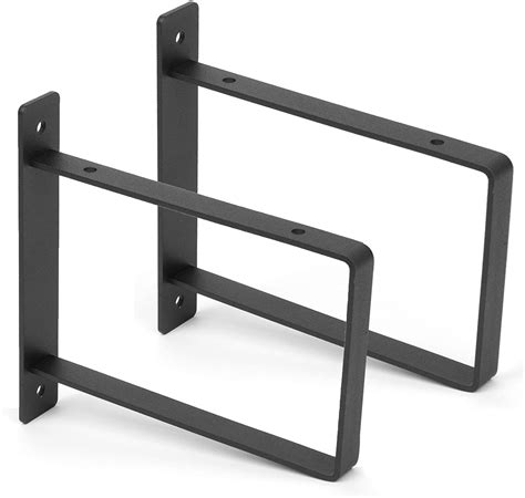 square metal brackets|metal wall bracket for hanging.